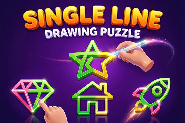 Single Line Drawing Puzzle | FreeGamingPC